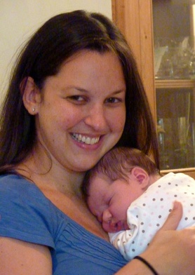Hannah's baby Charlotte